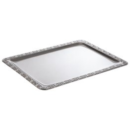 Buffet Platte SCHÖNER ESSEN 42 x 31 cm Edelstahl
