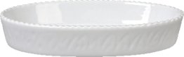 Backform 24 cm oval Toscana weiss weiß