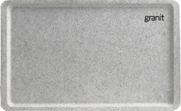 Tablett 53X32cm GN GL4002 granit Kunststoff