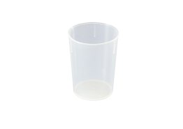 Schnabelbecher Unterteil 250 cm³ Kunststoff natur Ø 70 mm Höhe: 93 Transparent