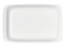 Platte rechteckig 30 cm weiß B1100