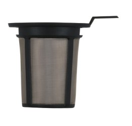 Teefilter schwarz mit Clipphalter, Raffinesse,Maitre,Pleasure Ø 75 mm Porzellan
