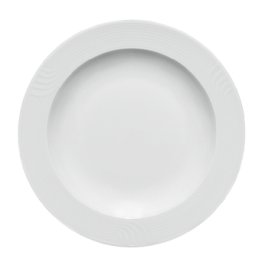 Teller tief Fahne 2550/23 cm weiß Carat Porzellan