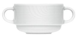 Suppentasse stapelbar 2555/0.27 weiß Ø 138 mm Carat Porzellan