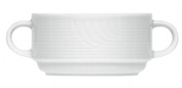 Suppentasse stapelbar 2555/0.30 weiß Ø 145 mm Carat Porzellan