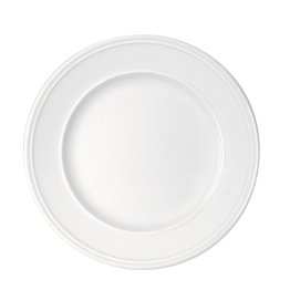 Teller flach steile Fahne Ø 29 cm weiß Come4Table Porzellan