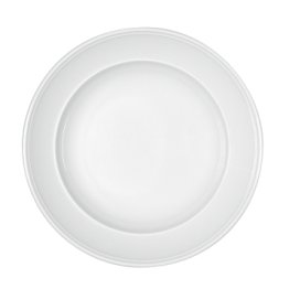 Teller halbtief Fahne Ø 22 cm weiß Come4Table Porzellan