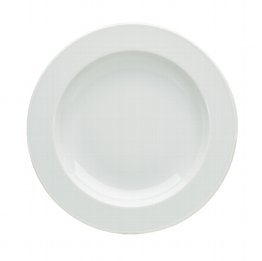 Teller halbtief Fahne 5382/19 cm weiß Bonn Porzellan