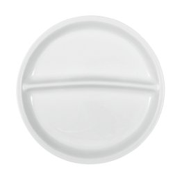 Platte rund 2-teilig 5786/25 cm weiß Krankenhaus