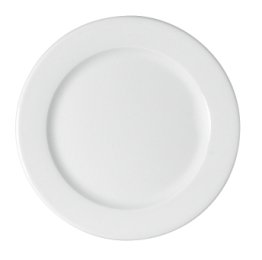 Teller flach Fahne 1030/28 cm weiß Maitre Porzellan