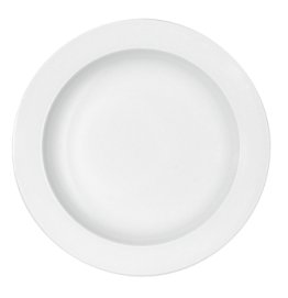 Teller halbtief Fahne 1030/20 cm weiß Maitre Porzellan