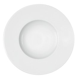 Teller tief breite Fahne 20 cm weiß Maitre Porzellan