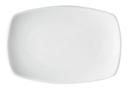 Platte coup rechteckig 7162/32 cm weiß Options