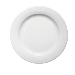 Teller flach Fahne 8050/28 cm weiß Dialog Porzellan