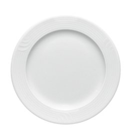 Teller flach Fahne 28 weiß Ø 280 mm Carat Porzellan