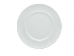 Teller flach rund Fahne 28 cm weiß Enjoy Porzellan