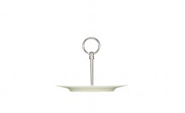 Etageren-Teller flach Fahne 22 cm Noble China Purity Porzellan
