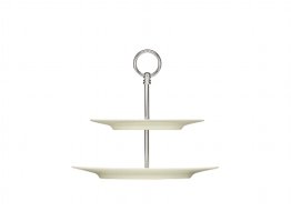 Etageren-Teller flach Fahne 29 cm Noble China Purity Porzellan