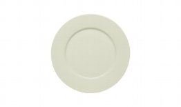 Teller flach Fahne 22 cm Noble China Purity Porzellan