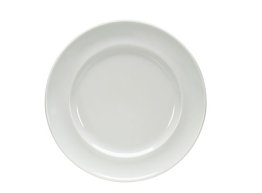Teller flach schmale Fahne 16 cm weiß Enjoy Porzellan