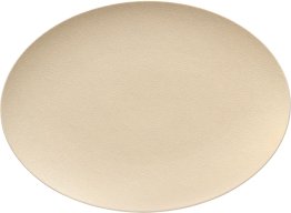 Servierplatte oval coup 33 x 24 cm Pearls Champagne