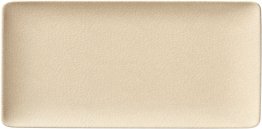 Platte rechteckig coup 18 x 9 cm Pearls Champagne