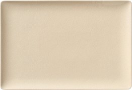Platte rechteckig coup 34 x 20 cm Pearls Champagne
