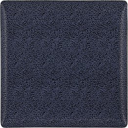 Teller flach quadratisch coup 9 x cm Pearls Dark Porzellan