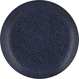 Teller flach rund coup 16 cm Pearls Dark Porzellan
