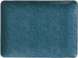 Platte rechteckig coup 20 x 15 cm Pearls Ocean