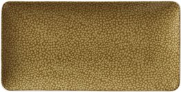 Platte rechteckig coup 18 x 9 cm Pearls Olive