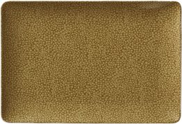 Platte rechteckig coup 34 x 20 cm Pearls Olive