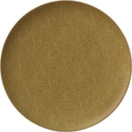 Teller flach rund coup 21 cm Pearls Olive Porzellan