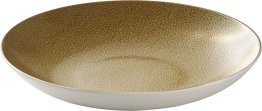 Teller tief rund coup 24 cm Pearls Olive Porzellan