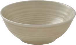 Schüssel rund Struktur 16 cm Country House Sand Porzellan