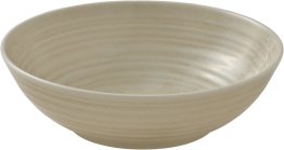 Schüssel rund Struktur 20 cm Country House Sand Porzellan