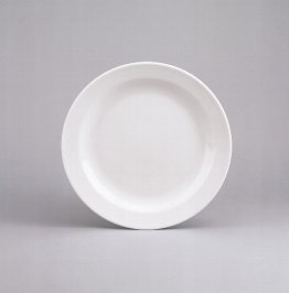 Teller flach Fahne A 19 cm weiß Form 98 Porzellan