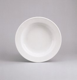 Teller tief Fahne A 23 cm weiß Form 98 Porzellan
