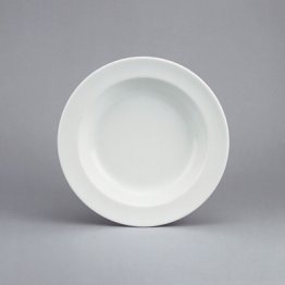 Teller tief Fahne 23 cm weiß Form 898 Porzellan
