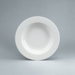 Teller tief Fahne 23 cm weiß Fine Dining 900 Porzellan