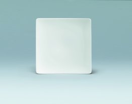 Teller flach coup eckig 27 cm weiß Fine Dining 900 Porzellan