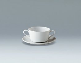 Suppentasse 0,28 l (Ø Fuß 54 mm) weiß Fine Dining 900 Porzellan