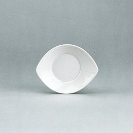 Schälchen oval 13 cm weiß Fine Dining 900
