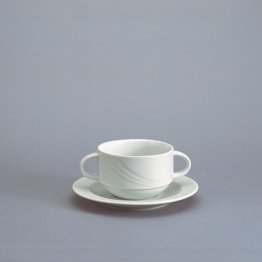 Suppentasse 0,28 l weiß, Donna Porzellan