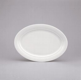 Servierplatte oval 36 cm weiß Avanti 1398 Porzellan