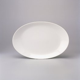 Servierplatte oval coup 26 cm weiß Unlimited Porzellan