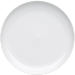 Teller halbtief 23 cm weiß Kontaktwärme Porzellan