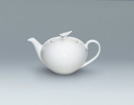 Teekanne elegant 0,45 l weiß Fine Dining 900 Porzellan