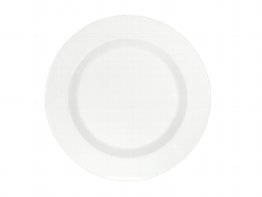Teller flach Fahne 27 cm weiß Connect Porzellan