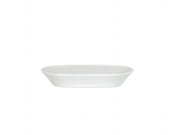 Schale oval 20 cm weiß Connect Porzellan